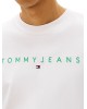 T-shirt Tommy Jeans άσπρο ΚΟΝΤΟΜΑΝΙΚΕΣ