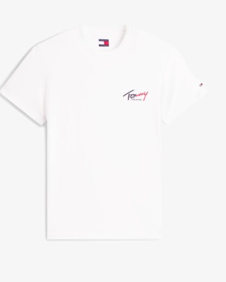 T-shirt Tommy Jeans άσπρο
