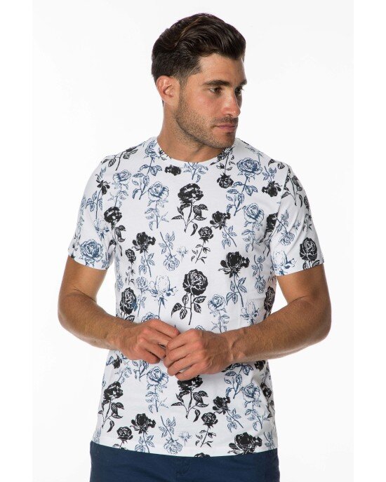 T-shirt Jack n Jones άσπρο T-shirt Jack n Jones άσπρο