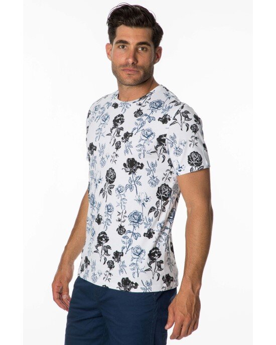 T-shirt Jack n Jones άσπρο T-shirt Jack n Jones άσπρο