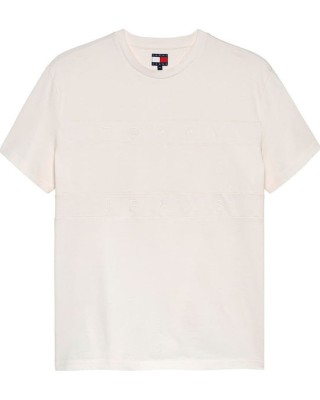 T-shirt Tommy Jeans άσπρο