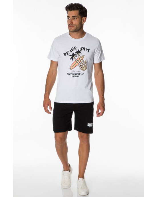 T-shirt Jack n Jones άσπρο T-shirt Jack n Jones άσπρο
