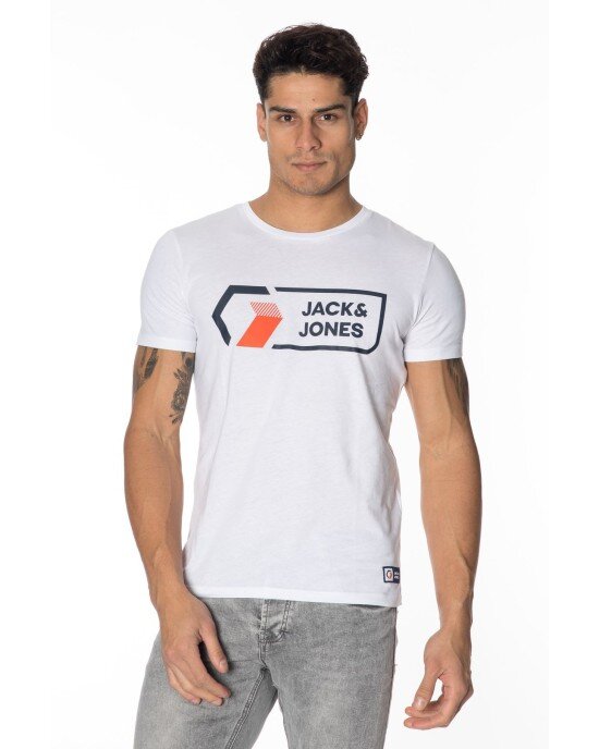 T-shirt Jack n Jones άσπρο