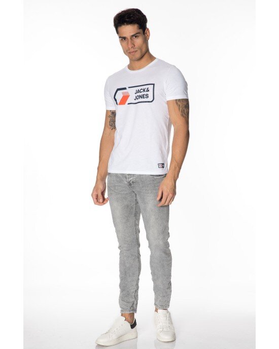 T-shirt Jack n Jones άσπρο