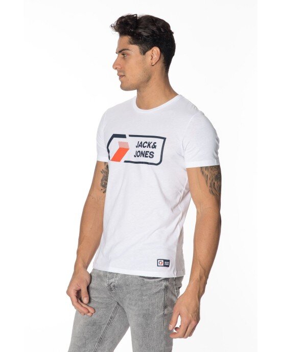 T-shirt Jack n Jones άσπρο