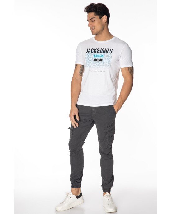 T-shirt Jack n Jones άσπρο