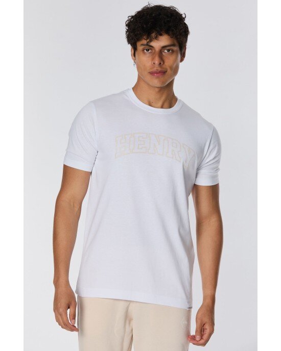 T-Shirt Henry Ασπρο