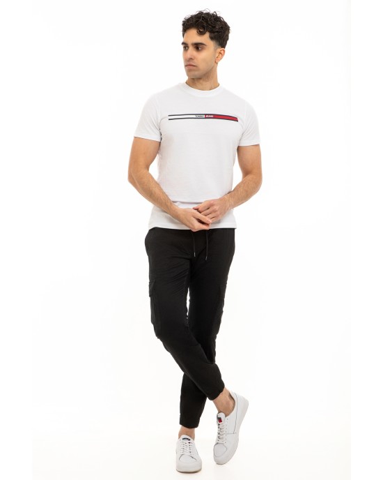 T-shirt Tommy Jeans άσπρο ΚΟΝΤΟΜΑΝΙΚΕΣ