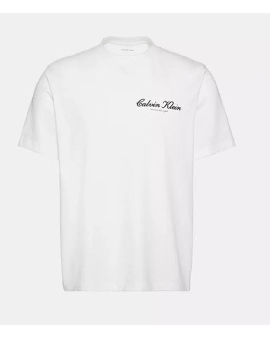 T-shirt Calvin Klein άσπρο ΚΟΝΤΟΜΑΝΙΚΕΣ