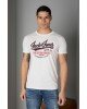 T-shirt Jack n Jones Ασπρο T-shirt Jack n Jones Ασπρο