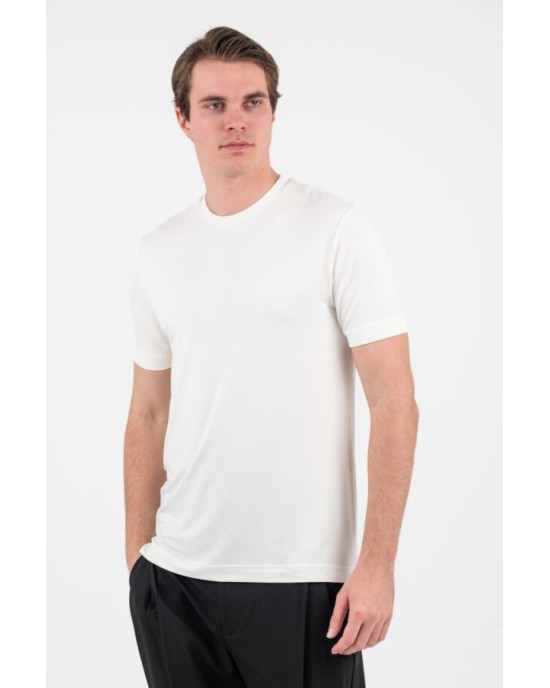 T-shirt Vittorio άσπρο ΚΟΝΤΟΜΑΝΙΚΕΣ