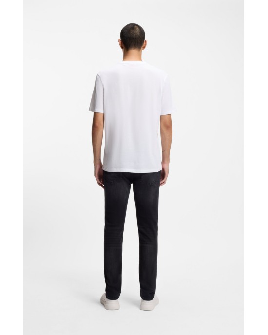 T-Shirt Hugo άσπρο ΚΟΝΤΟΜΑΝΙΚΕΣ