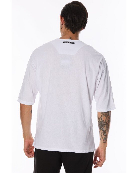 T-shirt Twin Black άσπρο T-shirt Twin Black άσπρο