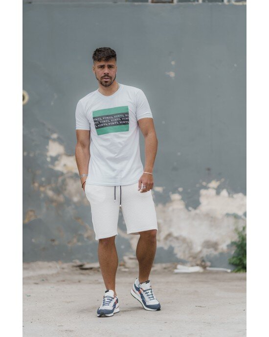 T-shirt Vinyl Art ασπρο T-shirt Vinyl Art ασπρο