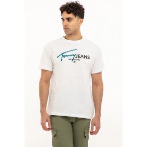 T-shirt Tommy Jeans άσπρο