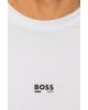 T-Shirt Boss άσπρο ΚΟΝΤΟΜΑΝΙΚΕΣ