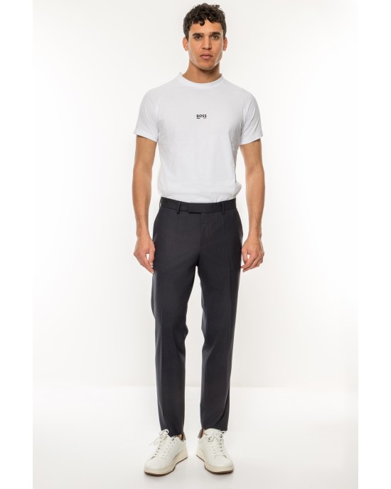 T-Shirt Boss άσπρο ΚΟΝΤΟΜΑΝΙΚΕΣ