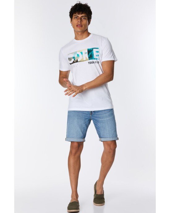 T-shirt Jack n Jones άσπρο T-shirt Jack n Jones άσπρο