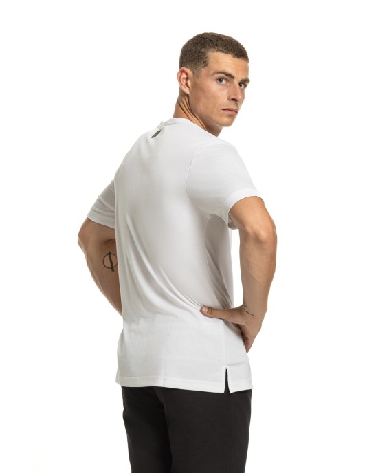 T-shirt Vittorio άσπρο ΚΟΝΤΟΜΑΝΙΚΕΣ