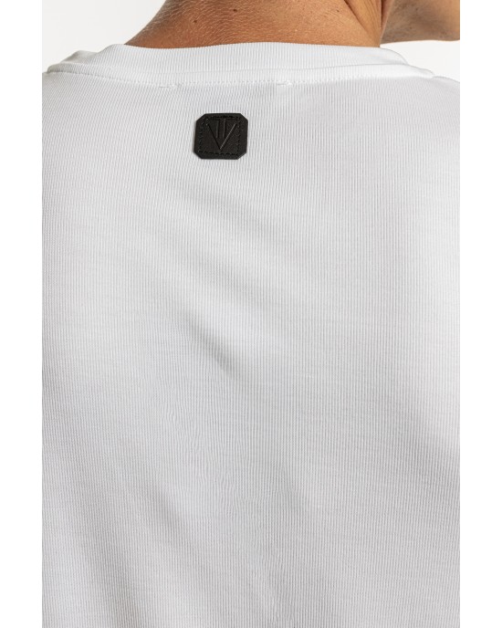 T-shirt Vittorio άσπρο ΚΟΝΤΟΜΑΝΙΚΕΣ