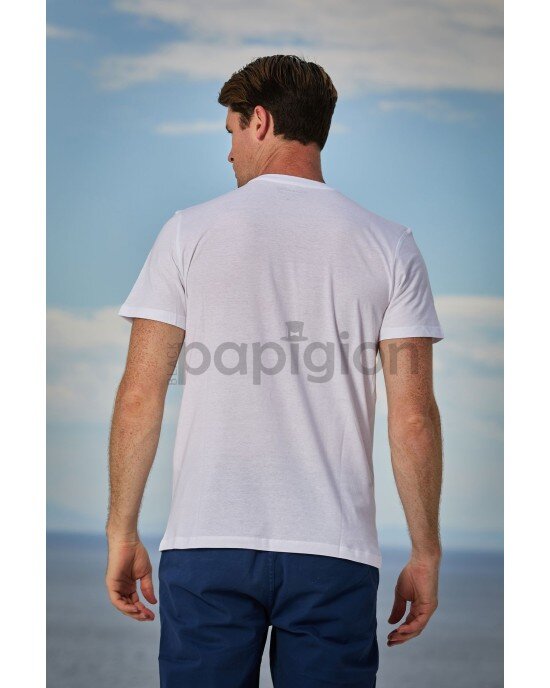 T-shirt Jack n Jones άσπρο T-shirt Jack n Jones άσπρο