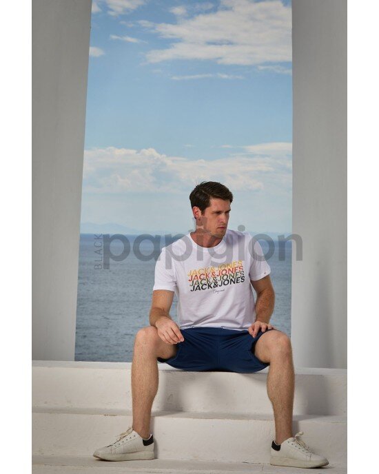 T-shirt Jack n Jones άσπρο T-shirt Jack n Jones άσπρο