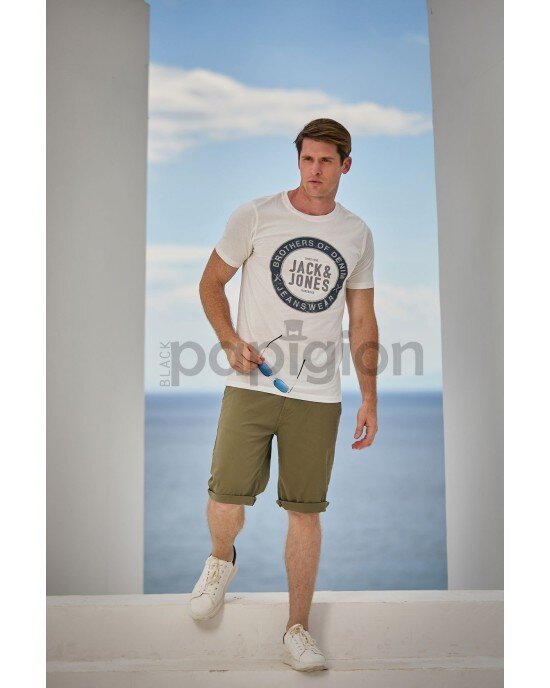 T-shirt Jack n Jones Ασπρο T-shirt Jack n Jones Ασπρο