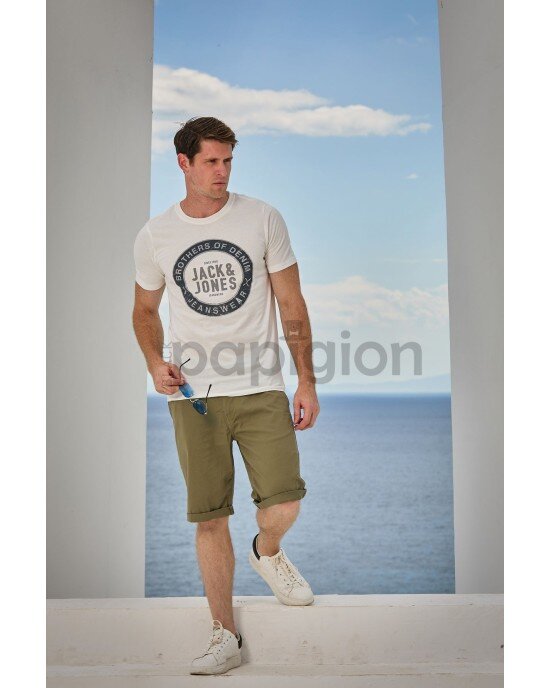 T-shirt Jack n Jones Ασπρο