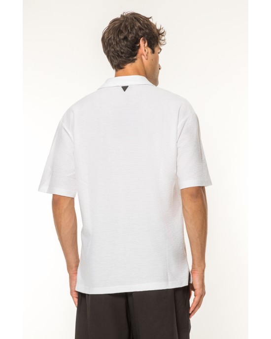 T-shirt Vittorio άσπρο ΚΟΝΤΟΜΑΝΙΚΕΣ