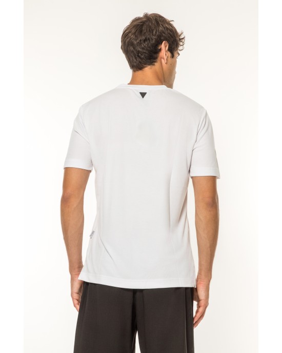 T-shirt Vittorio ασπρό ΚΟΝΤΟΜΑΝΙΚΕΣ