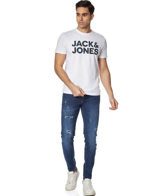 Tshirt Jack n Jones άσπρο