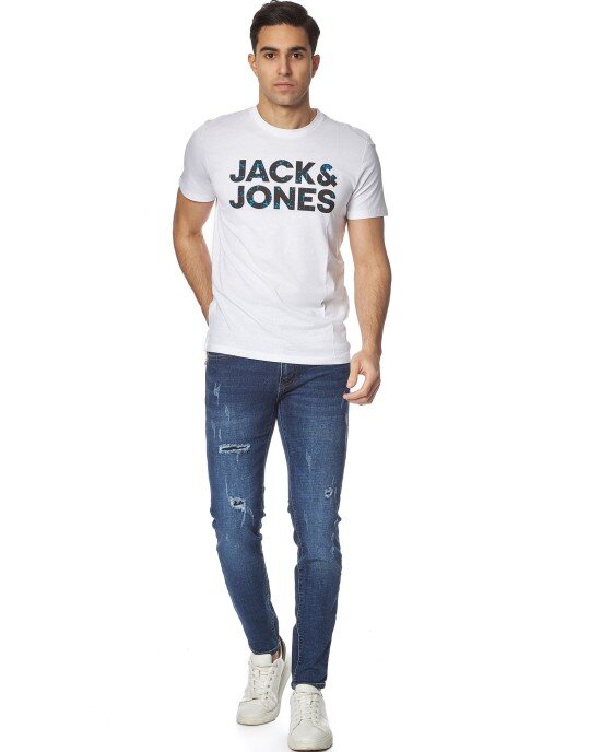 Tshirt Jack n Jones άσπρο