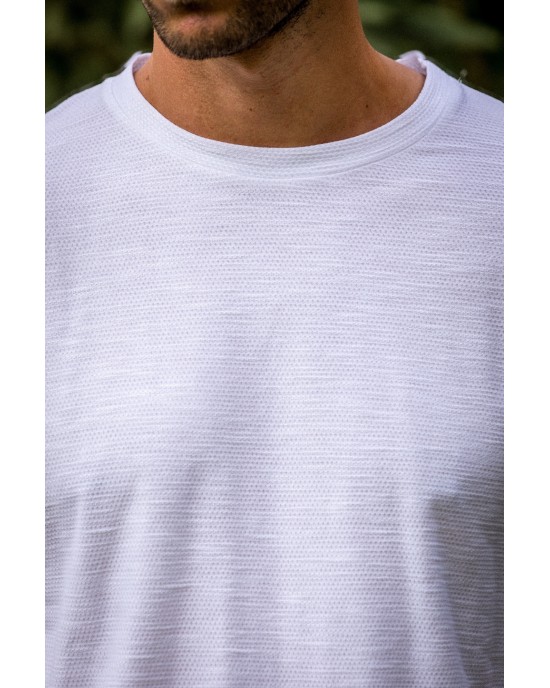 T-shirt Vittorio ασπρό ΚΟΝΤΟΜΑΝΙΚΕΣ