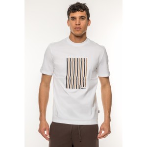 T-Shirt Boss άσπρο