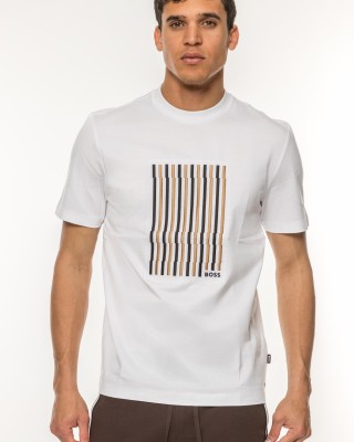 T-Shirt Boss άσπρο