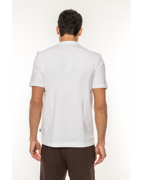 T-Shirt Boss άσπρο ΚΟΝΤΟΜΑΝΙΚΕΣ