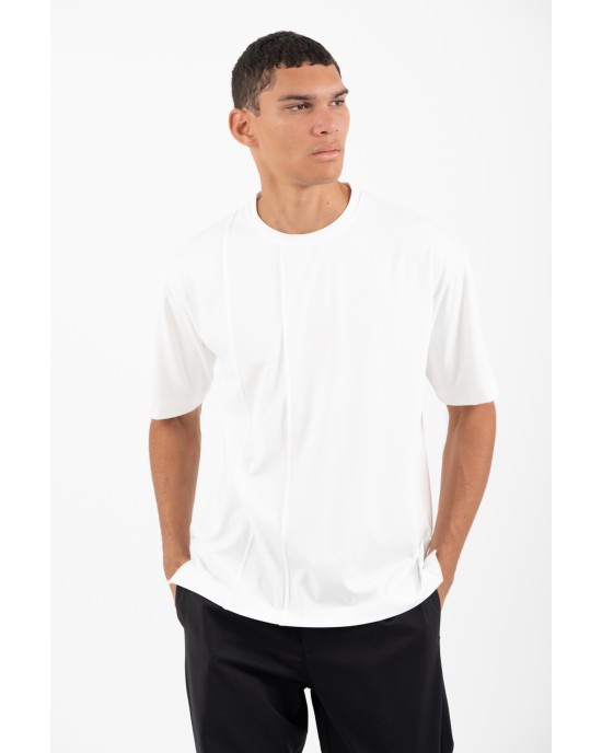 T-shirt Vittorio άσπρο ΚΟΝΤΟΜΑΝΙΚΕΣ