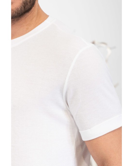 T-shirt Vittorio άσπρο ΚΟΝΤΟΜΑΝΙΚΕΣ