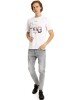 T-shirt Jack n Jones άσπρο ΚΟΝΤΟΜΑΝΙΚΕΣ