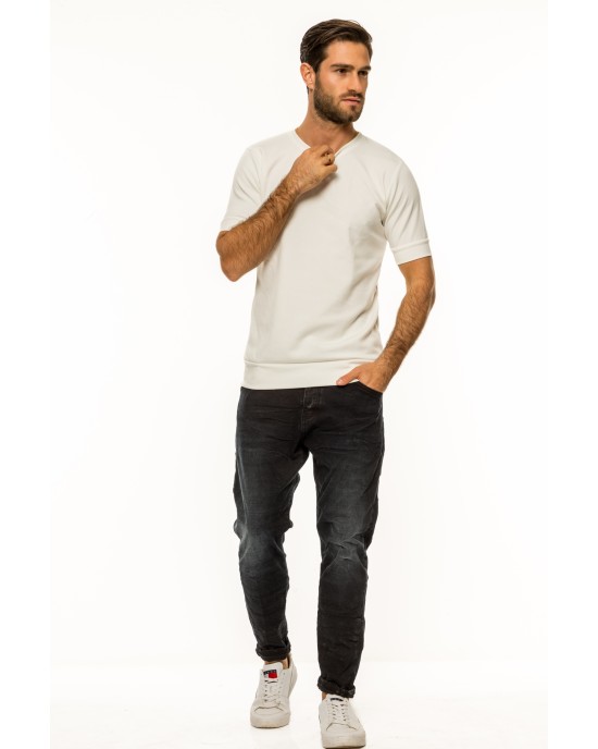 T-Shirt Rebel άσπρο ΚΟΝΤΟΜΑΝΙΚΕΣ T-Shirt Rebel άσπρο ΚΟΝΤΟΜΑΝΙΚΕΣ