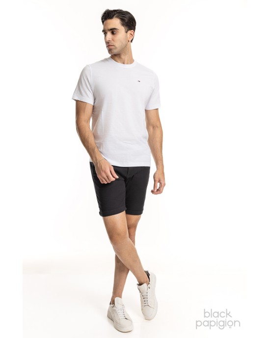 T-shirt Tommy Jeans άσπρο ΚΟΝΤΟΜΑΝΙΚΕΣ