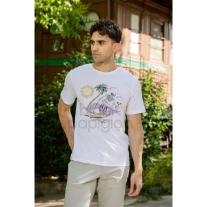 T-shirt Jack n Jones άσπρο