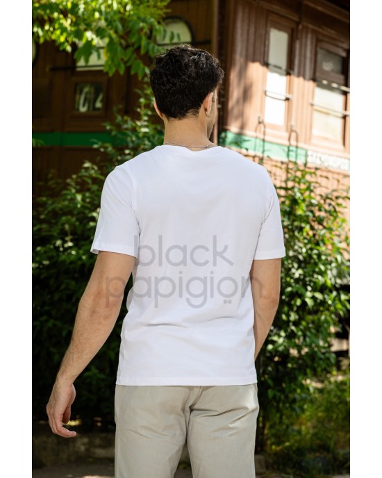 T-shirt Jack n Jones άσπρο ΚΟΝΤΟΜΑΝΙΚΕΣ