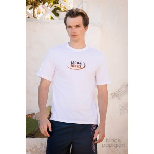 T-shirt Jack n Jones άσπρο