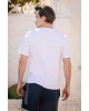 T-shirt Jack n Jones άσπρο ΚΟΝΤΟΜΑΝΙΚΕΣ