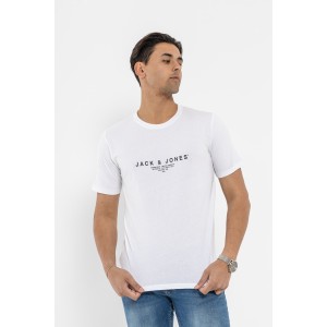 T-shirt Jack n Jones άσπρο T-shirt Jack n Jones άσπρο