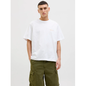 T-shirt Jack n Jones άσπρο T-shirt Jack n Jones άσπρο