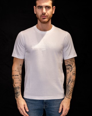 T-shirt Jack n Jones άσπρο