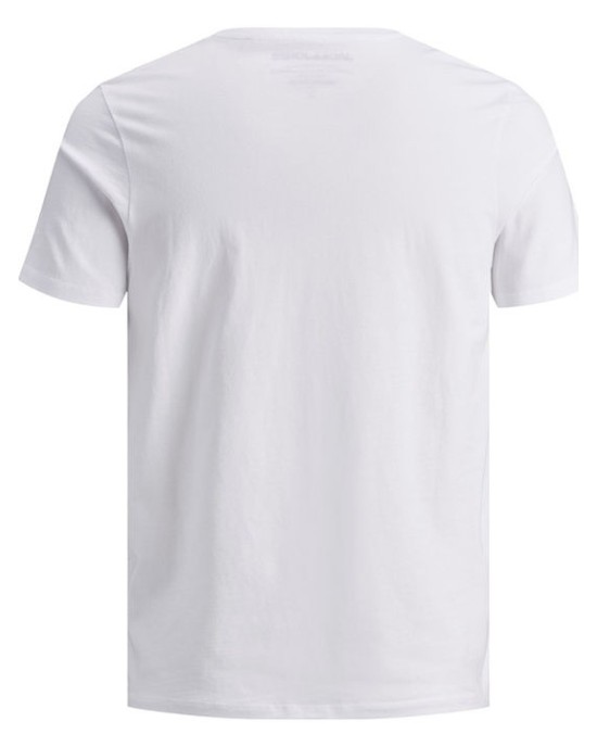 T-shirt Jack n Jones άσπρο ΚΟΝΤΟΜΑΝΙΚΕΣ
