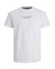T-shirt Jack n Jones άσπρο ΚΟΝΤΟΜΑΝΙΚΕΣ